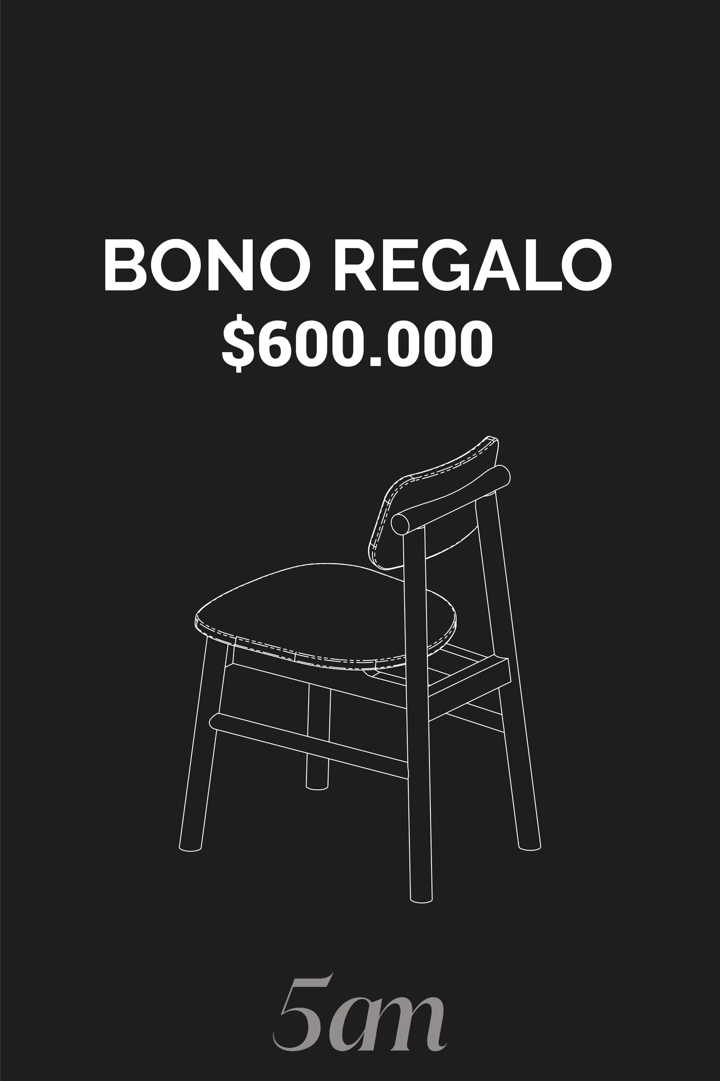 1 BONO REGALO $600.000