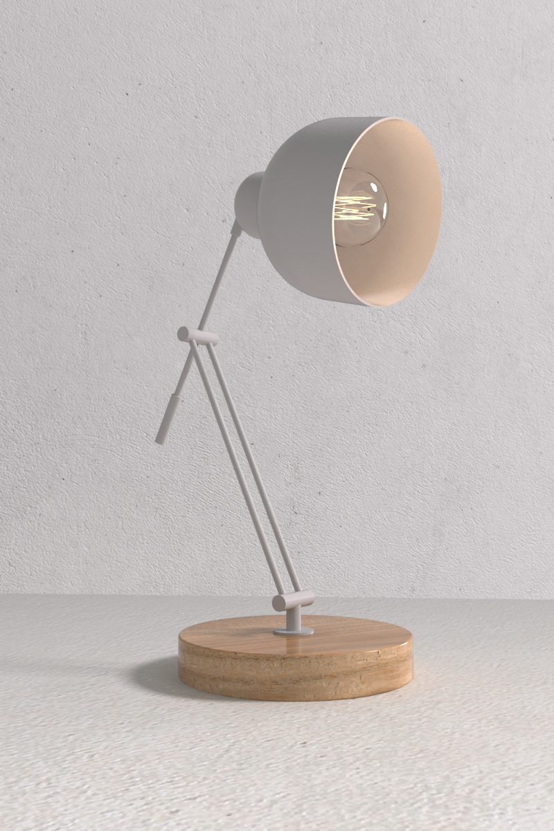 LÁMPARA DE MESA INDUSTRIAL